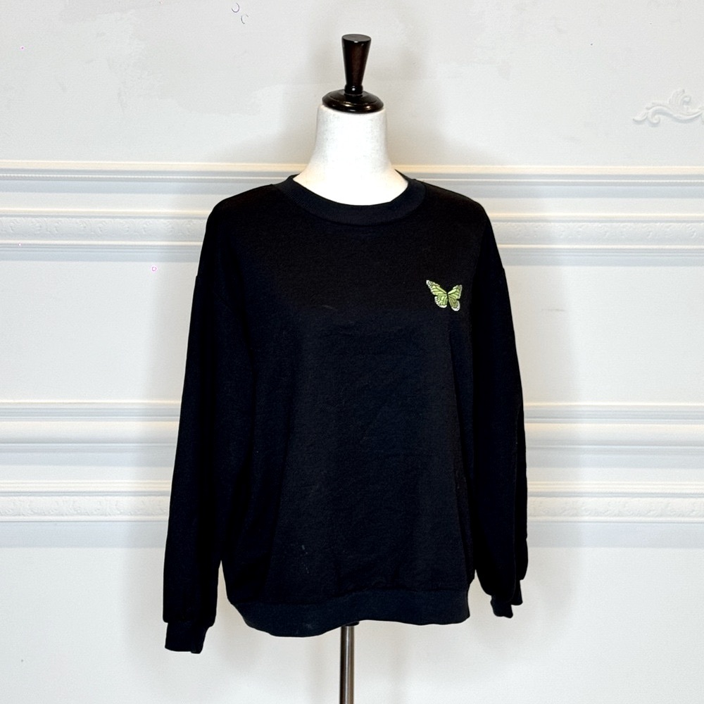 Butterfly sweatshirt Black